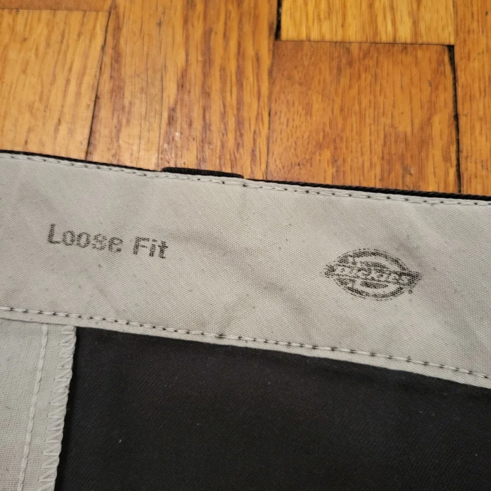 2 Pair Dickies Loose Fit Double Knee‎ Work Pants Black 50x32 Utility Gorpcore